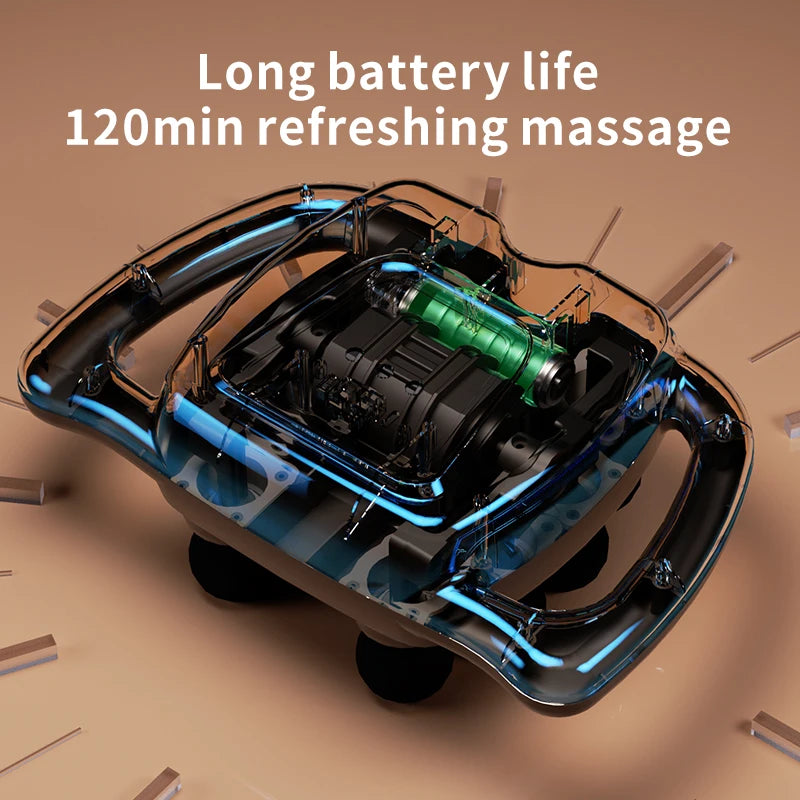 Professional 8-Head Whole Body Vibe massage gun