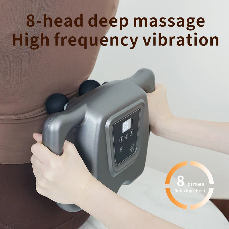 Professional 8-Head Whole Body Vibe massage gun